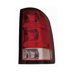 Rear Right Tail Lamp Assembly for Base Model Dark Red Trim with Small 921 Back Up Bulb