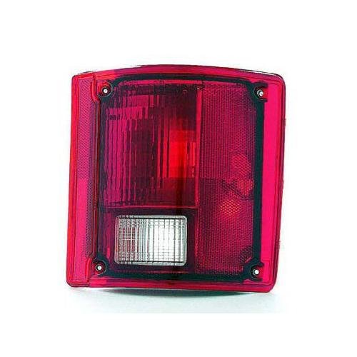 Rear Right Tail Lamp Lens and Housing without Chrome Trim