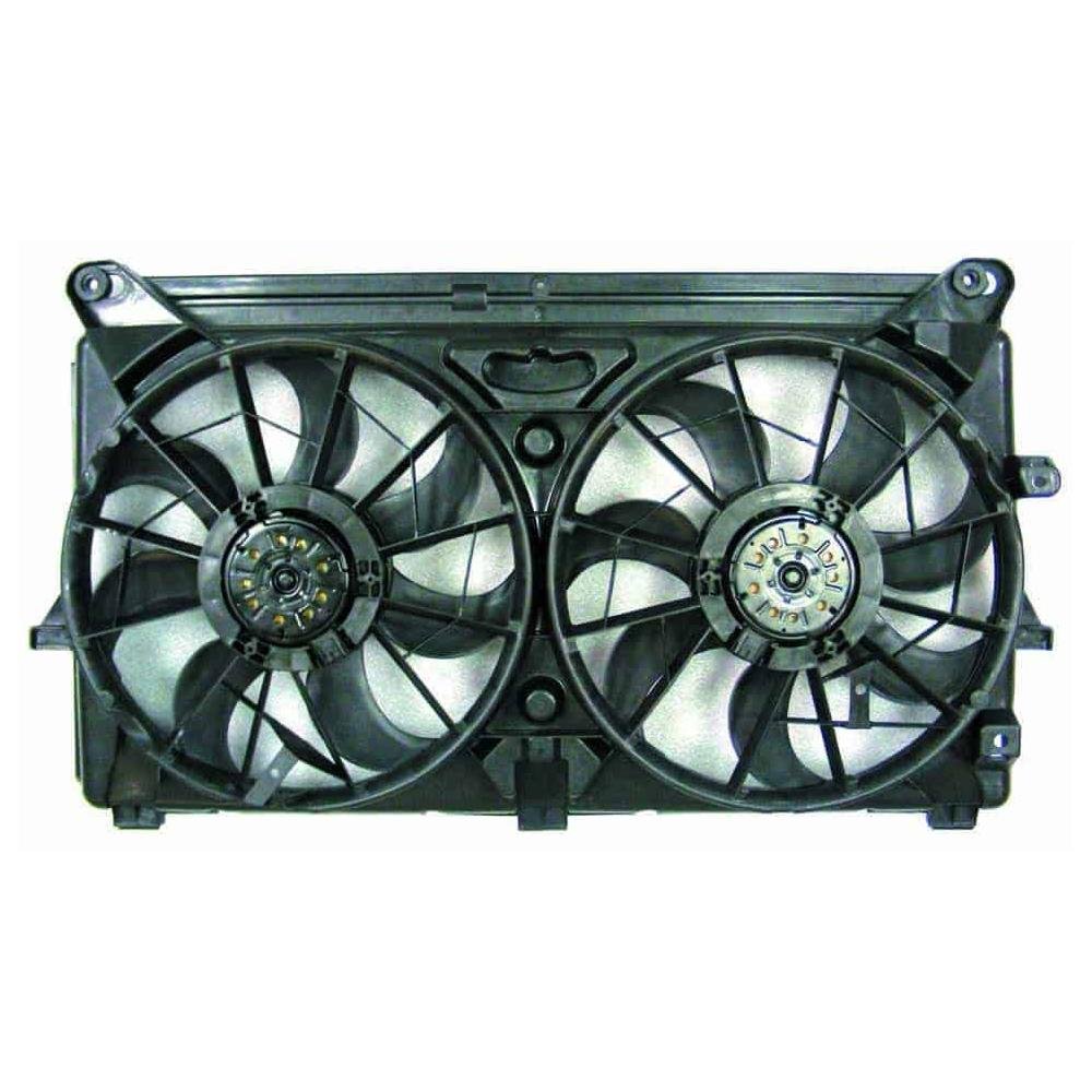Front Radiator and Condenser Dual Fan Assembly fits Models with 6.2L V8 with Performance Package
