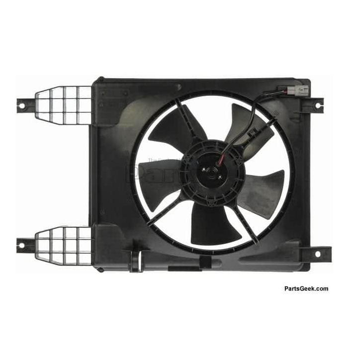 Front Radiator Cooling Fan Assembly For Models Without Air Conditioning