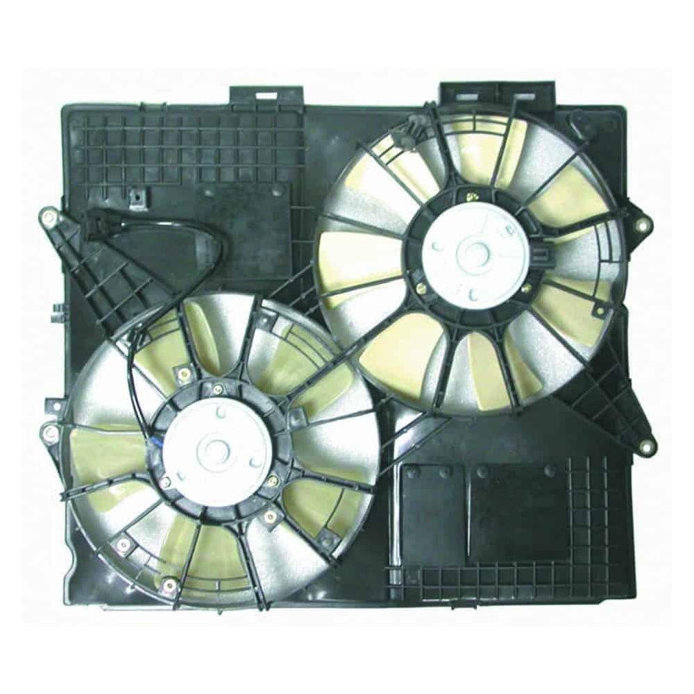 Front Rad and Condenser Dual Fan Assembly without Tow or HD Cooling fits 3.6L V6 or 4.6L V8