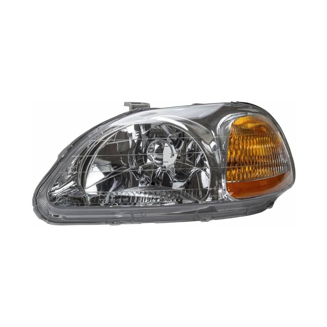 Driver Side Headlight Assembly 1996-1998 Honda Civic Coupe