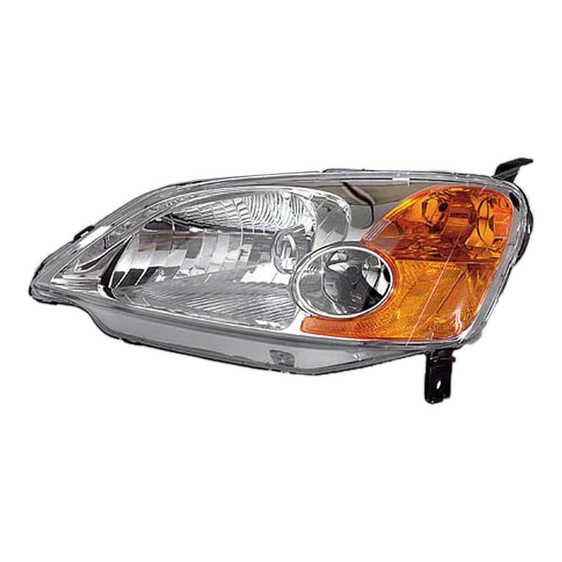 Driver Side Headlight Assembly 2001-2003 Honda Civic Sedan
