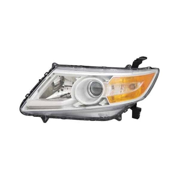 Driver Side Headlight Lens and Housing 2011-2013 Honda Odyssey