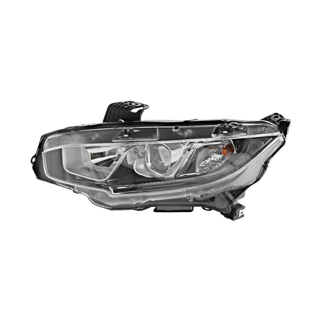 Driver Side Headlight Assembly 2017-2021 Honda Civic Hatchback