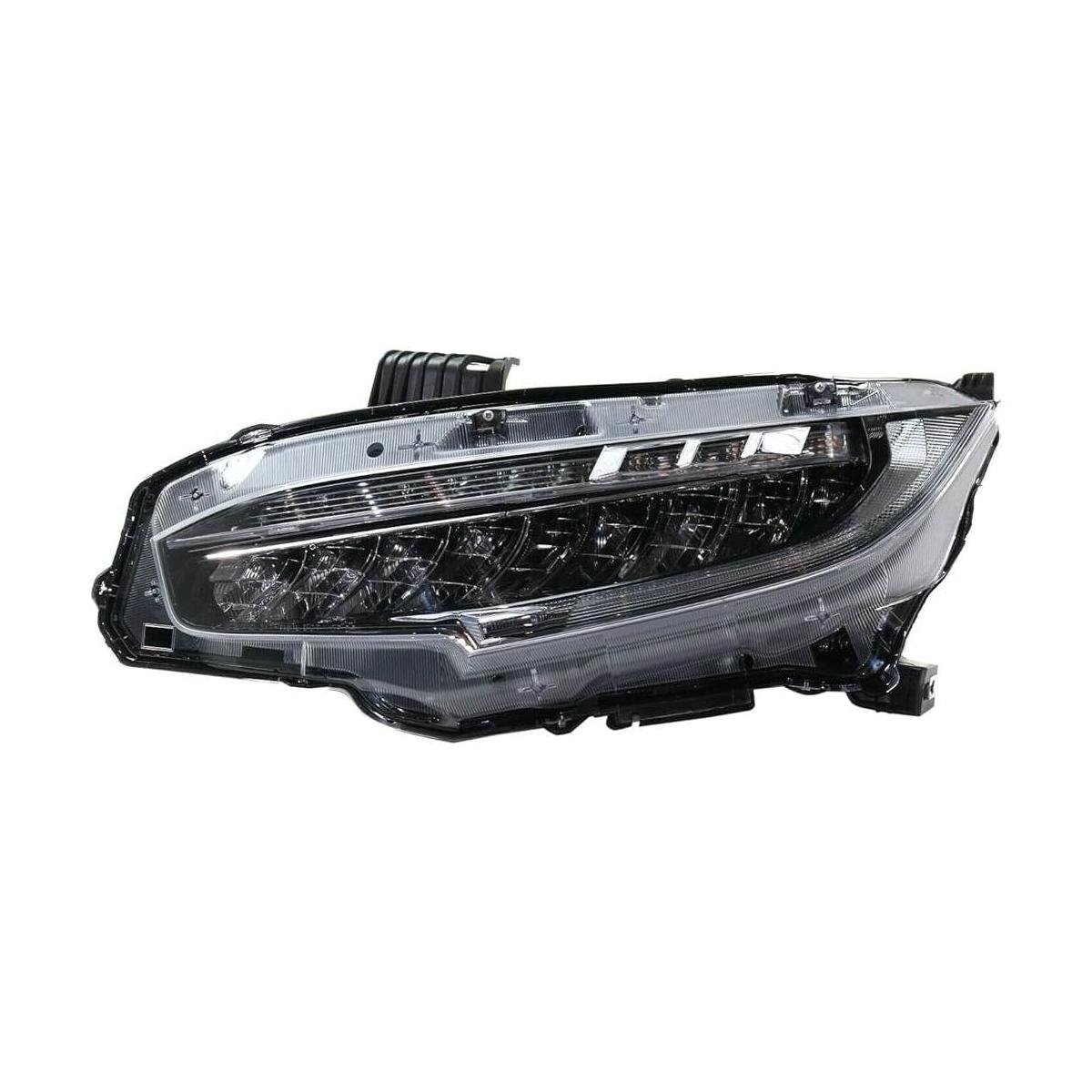 Driver Side Headlight Assembly 2016-2018 Honda Civic Sedan