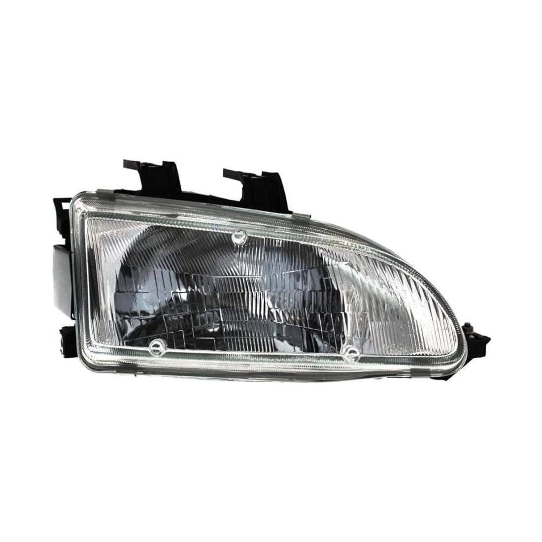 Passenger Side Headlight Assembly 1992-1995 Honda Civic Hatchback
