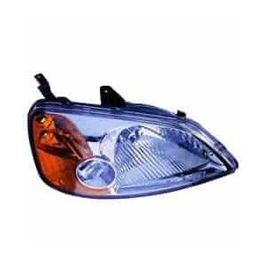 Passenger Side Headlight Assembly 2001-2003 Honda Civic Sedan