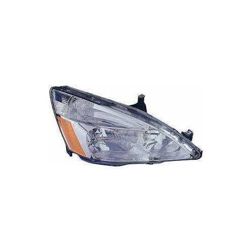 Passenger Side Headlight Lens and Housing 2003-2007 Honda Accord Coupe