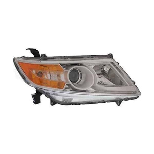 Passenger Side Headlight Lens and Housing 2011-2013 Honda Odyssey