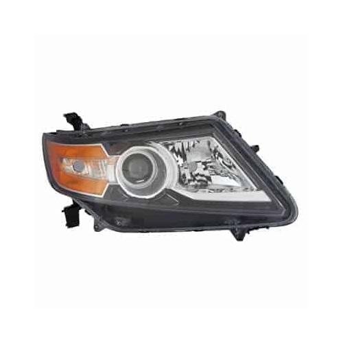 Passenger Side Headlight Lens and Housing 2014-2017 Honda Odyssey