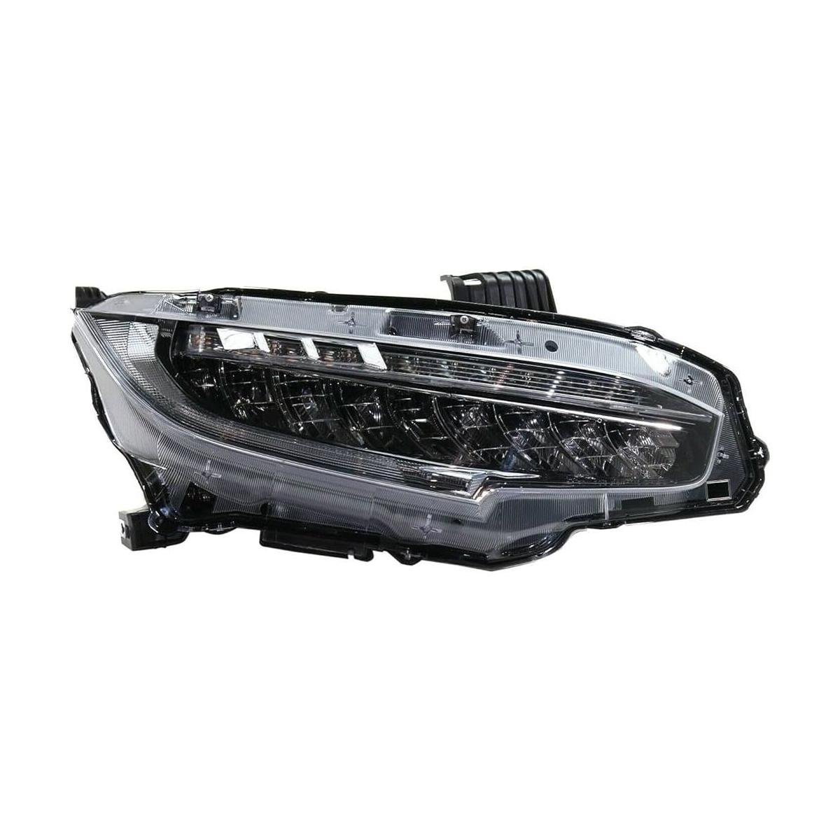 Passenger Side Headlight Assembly 2016-2018 Honda Civic Sedan