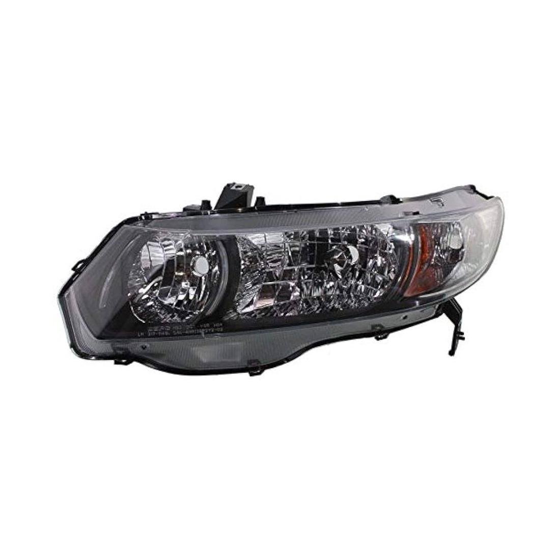 Driver Side Headlight Lens and Housing 2009-2011 Honda Civic Coupe