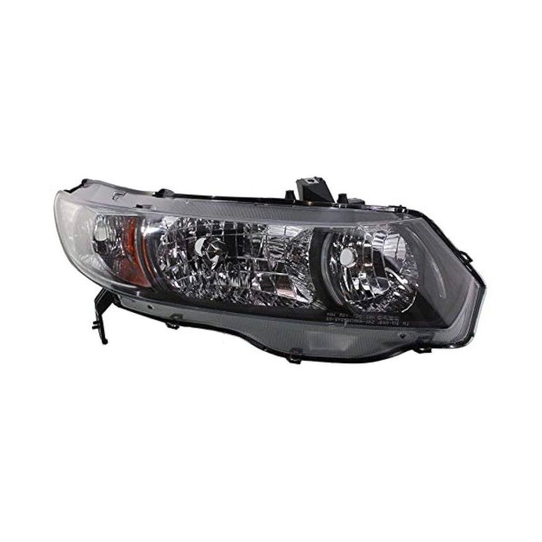 Passenger Side Headlight Lens and Housing 2009-2011 Honda Civic Coupe