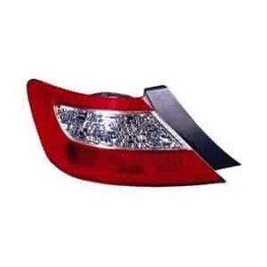 Driver Side Outer Tail Lamp Lens and Housing 2006-2008 Honda Civic Coupe