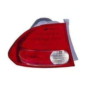 Driver Side Outer Tail Lamp Assembly 2006-2008 Honda Civic Hybrid