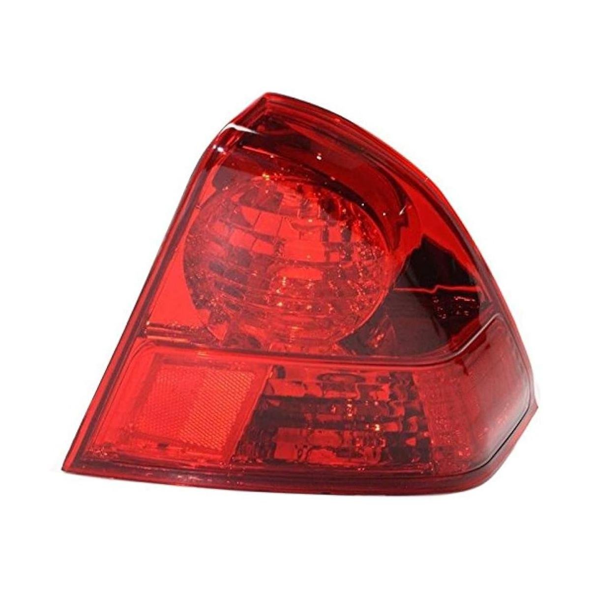 Passenger Side Outer Tail Lamp Lens and Housing 2003-2005 Honda Civic Hybrid