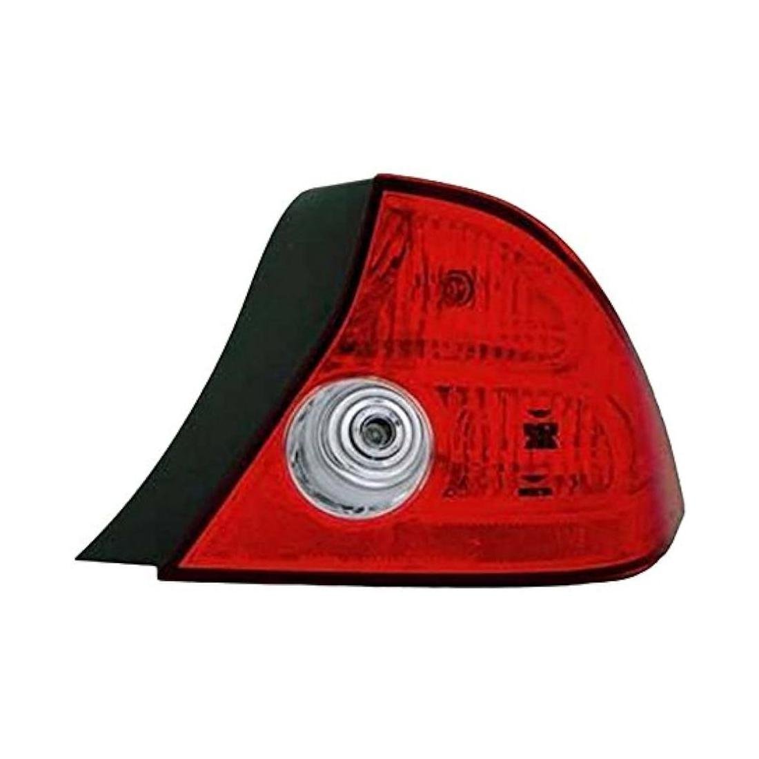 Passenger Side Outer Tail Lamp Lens and Housing 2004-2005 Honda Civic Coupe