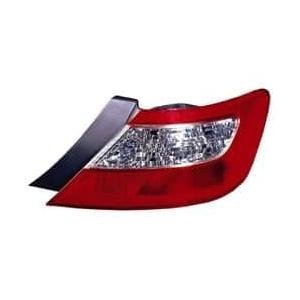 Passenger Side Outer Tail Lamp Lens and Housing 2006-2008 Honda Civic Coupe