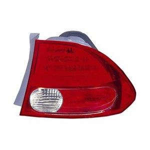 Passenger Side Outer Tail Lamp Assembly 2006-2008 Honda Civic Hybrid