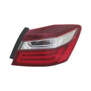 Passenger Side Outer Tail Lamp Assembly 2016-2017 Honda Accord Sedan