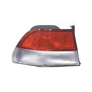 Driver Side Tail Lamp Lens and Housing 1999-2000 Honda Civic Coupe