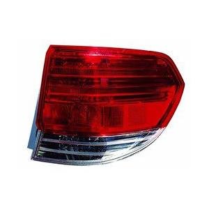 Passenger Side Tail Lamp Lens and Housing 2008-2010 Honda Odyssey