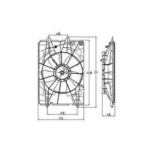 Radiator Fan Assembly 2006-2008 Honda Ridgeline