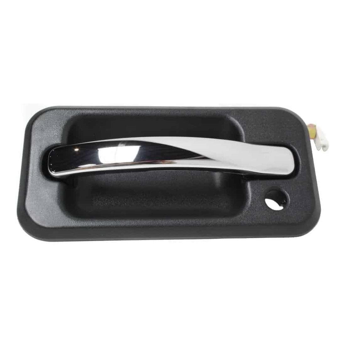 Front Left Outer Door Handle Chrome And Black with Chrome Trim Pkg