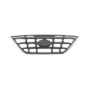 Front Grille Black Bars with Chrome Outer Molding 2004-2006 Hyundai Elantra