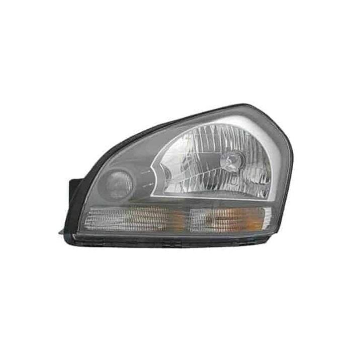 Driver Side Headlight Assembly 2005-2008 Hyundai Tucson