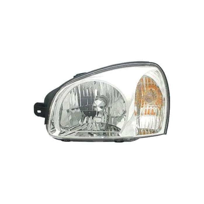 Driver Side Headlight Assembly 2003-2006 Hyundai Santa Fe