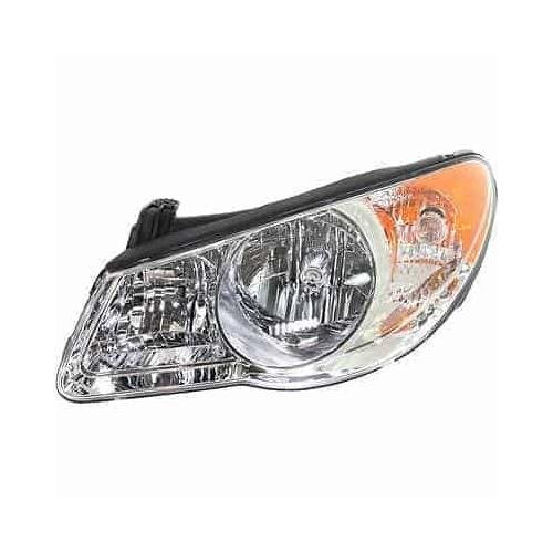 Driver Side Headlight Assembly 2009-2010 Hyundai Elantra