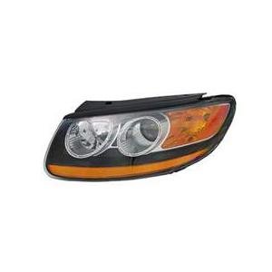 Driver Side Headlight Assembly 2010-2011 Hyundai Santa Fe