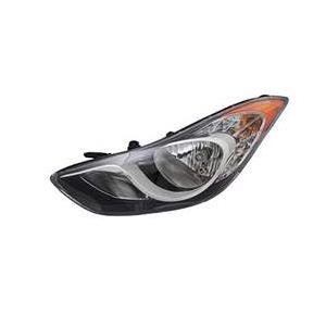 Driver Side Headlight Assembly 2011-2013 Hyundai Elantra