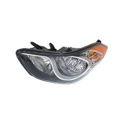 Driver Side Headlight Assembly 2011-2013 Hyundai Elantra