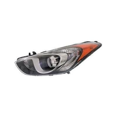 Driver Side Headlight Assembly 2013-2017 Hyundai Elantra