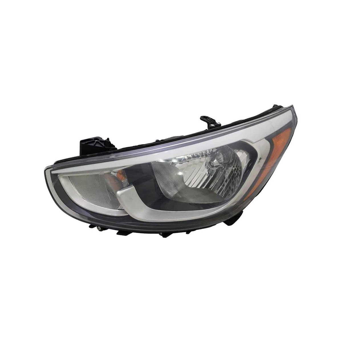 Driver Side Headlight Assembly 2015-2017 Hyundai Accent