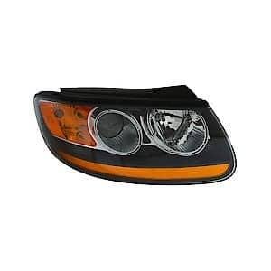 Passenger Side Headlight Assembly 2007-2009 Hyundai Santa Fe