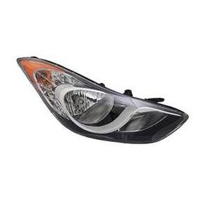 Passenger Side Headlight Assembly 2011-2013 Hyundai Elantra