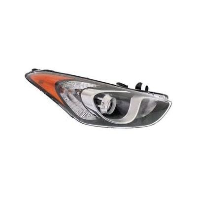 Passenger Side Headlight Assembly 2013-2017 Hyundai Elantra