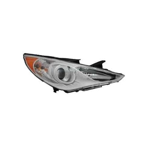 Passenger Side Headlight Assembly 2011-2015 Hyundai Sonata Hybrid