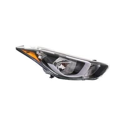 Passenger Side Headlight Assembly 2014-2016 Hyundai Elantra