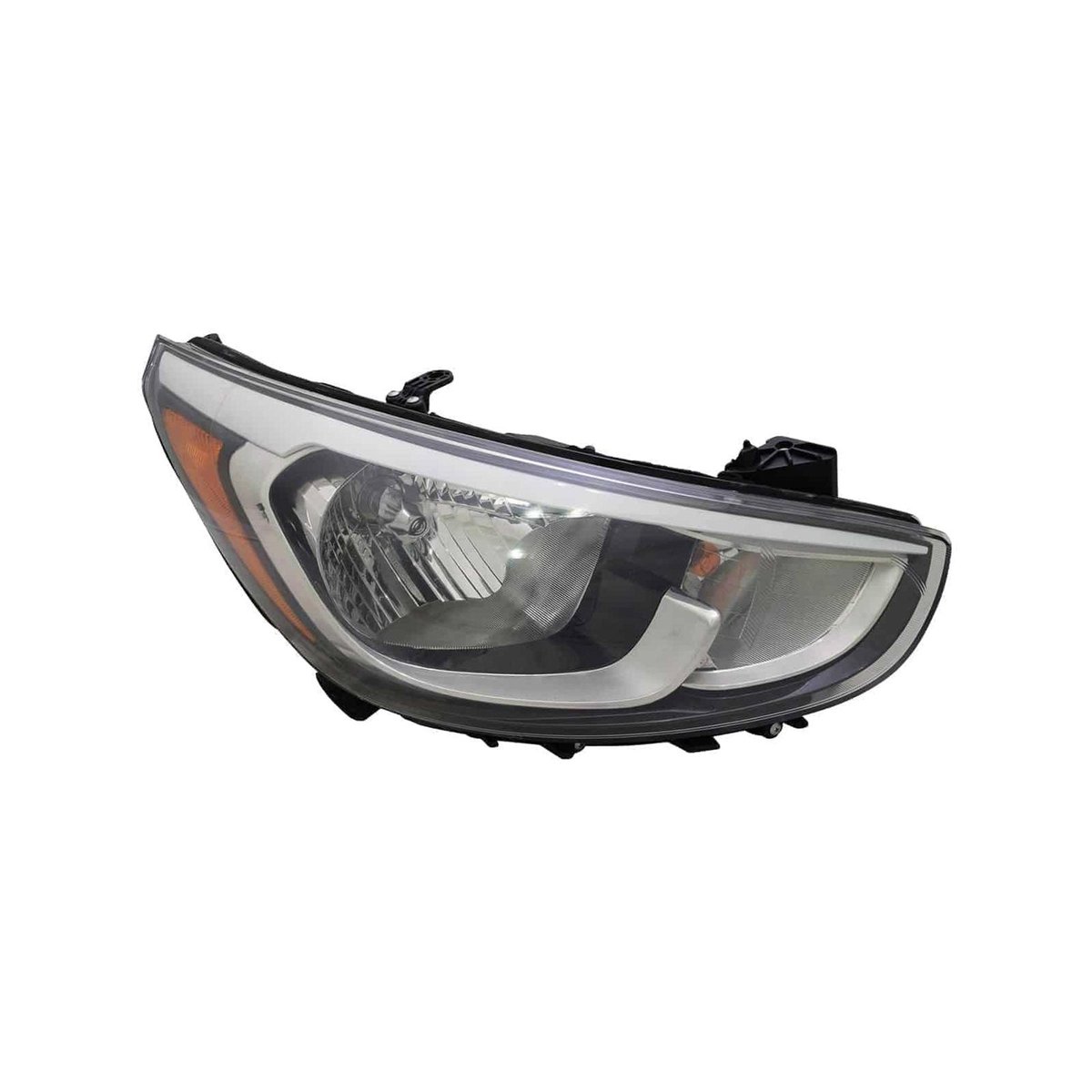 Passenger Side Headlight Assembly 2015-2017 Hyundai Accent