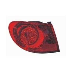 Driver Side Outer Tail Light Assembly 2007-2010 Hyundai Elantra