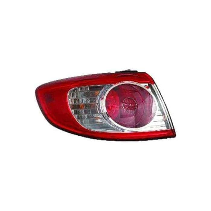 Driver Side Outer Tail Light Assembly 2010-2012 Hyundai Santa Fe