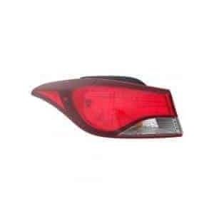 Driver Side Outer Tail Light Assembly 2014-2016 Hyundai Elantra