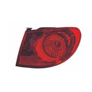 Passenger Side Outer Tail Light Assembly 2007-2010 Hyundai Elantra