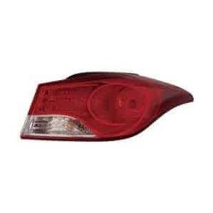 Passenger Side Outer Tail Light Assembly 2011-2013 Hyundai Elantra
