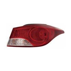Passenger Side Outer Tail Light Assembly 2011-2013 Hyundai Elantra